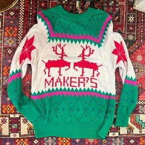 Maker's Mark Bourbon Ugly Holiday Sweater